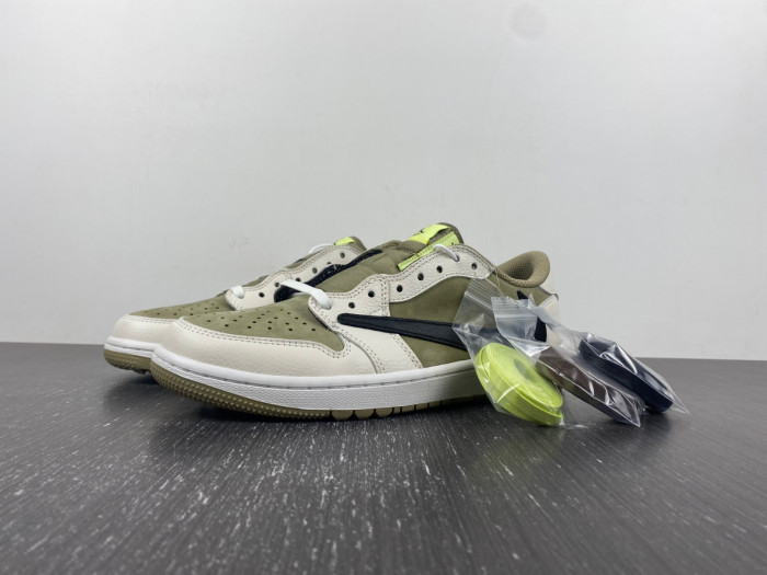 air jordan 1 retro low golf travis scott neutral olive fz3124-200