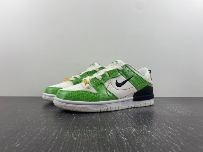 wmns dunk low disrupt 2 ''green snakeskin'' dv1491-101