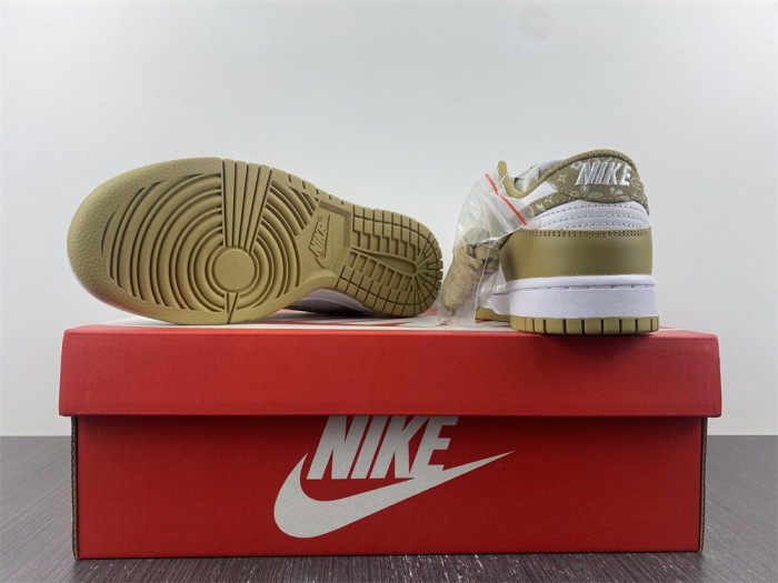 nike dunk low essential paisley pack barley dh4401-104