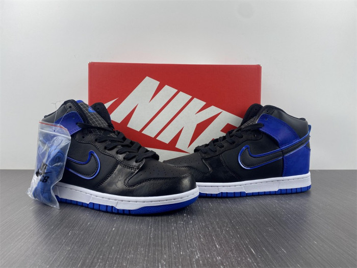 nike dunk high se camo black royal dd3359-001