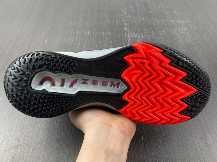 nike zoom gt cut 2 black bright crimson dj6013-001