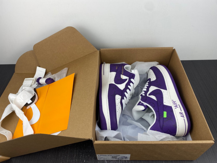 l**isV*t*n x nike air force lv purple 20230213