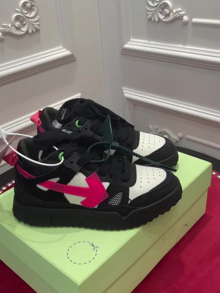 off-w out of office lace-up sneakers