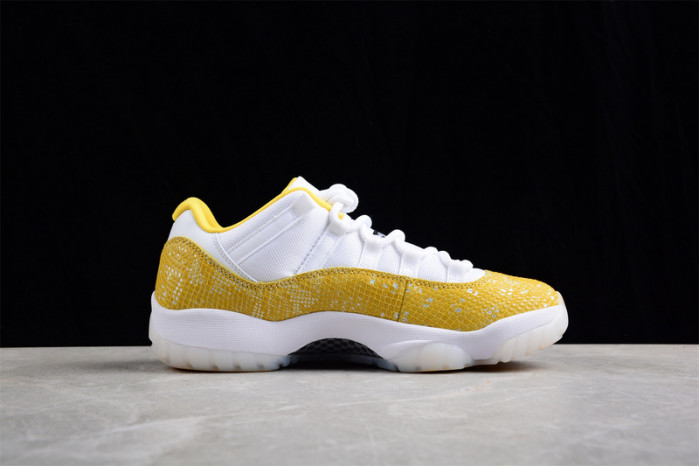 air jordan 11 low wmns “yellow snakeskin” ah7860-107