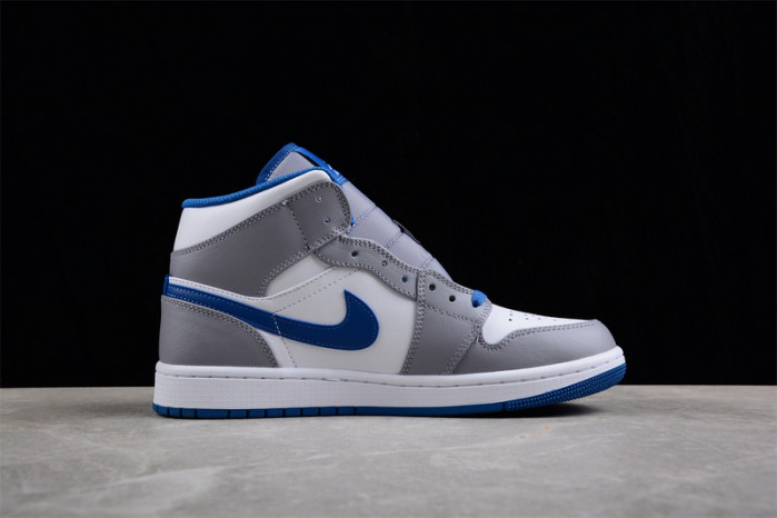 jordan 1 mid true blue cement (gs) dq8423-014