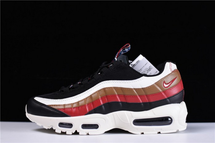 nike air max 95 “pull tab” pack black/ sail-ale brown-gym red aj4077-002