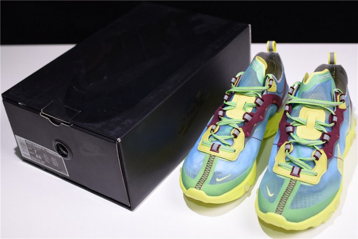 undercover x nike react element 87 blue volt bq2718-400