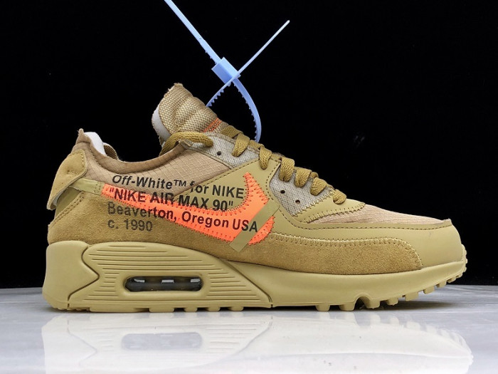 ow nike air max 90 desert ore aa7293-200