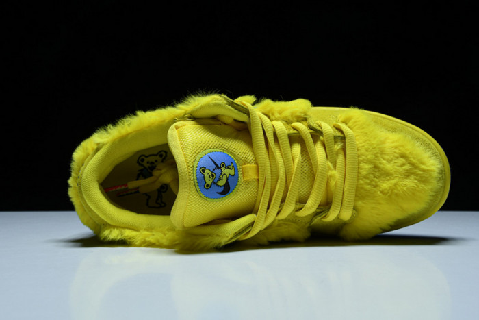 grateful dead x nike sb dunk low“ yellow bear” cj5378-700