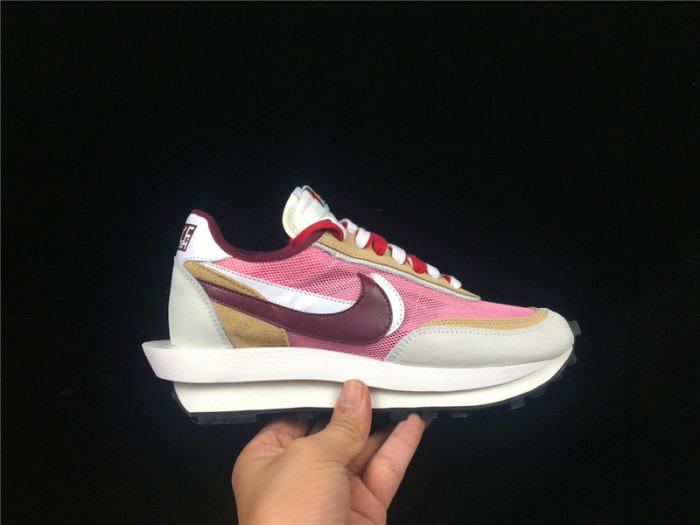 sacai x nike ldv waffle pink bv0073-500