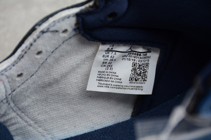 air jordan 1 obsidian university blue 555088-140