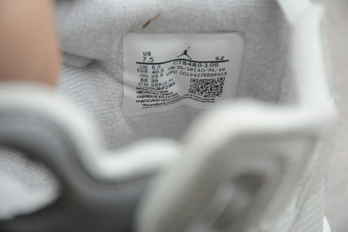 air jordan 5 white green purple ct8480-105