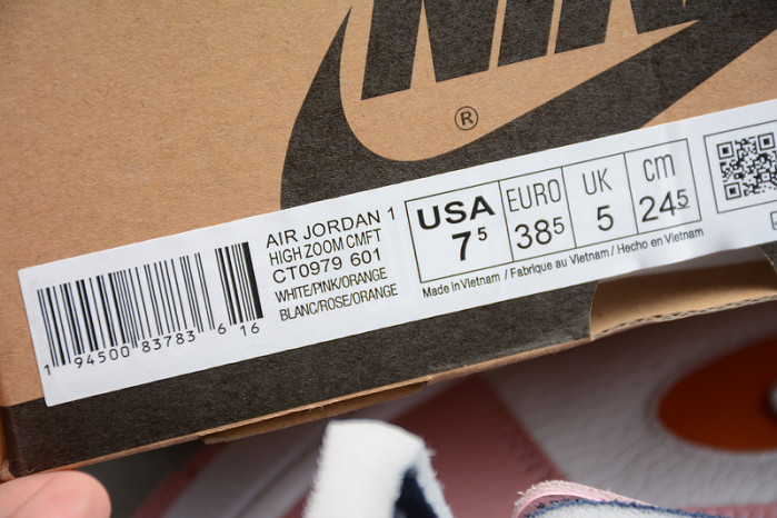 air jordan 1 high zoom air cmft pink glaze ct0979-601