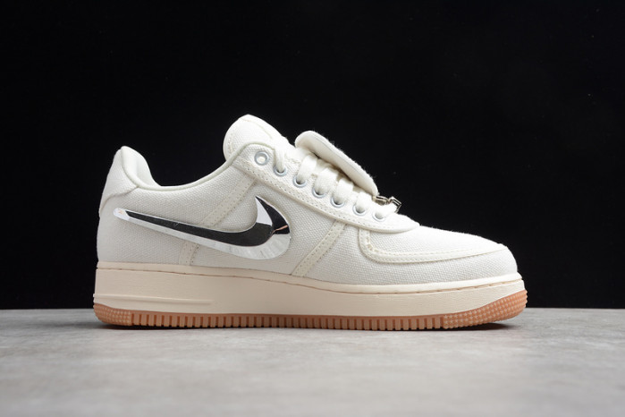 travis scott nike air force 1 low sail aq4211-101