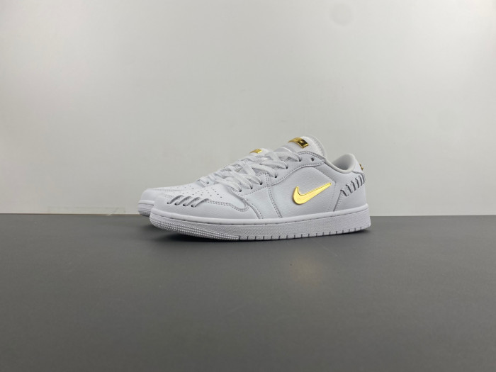 air jordan 1 low method of make sail metallic gold fn5032-100