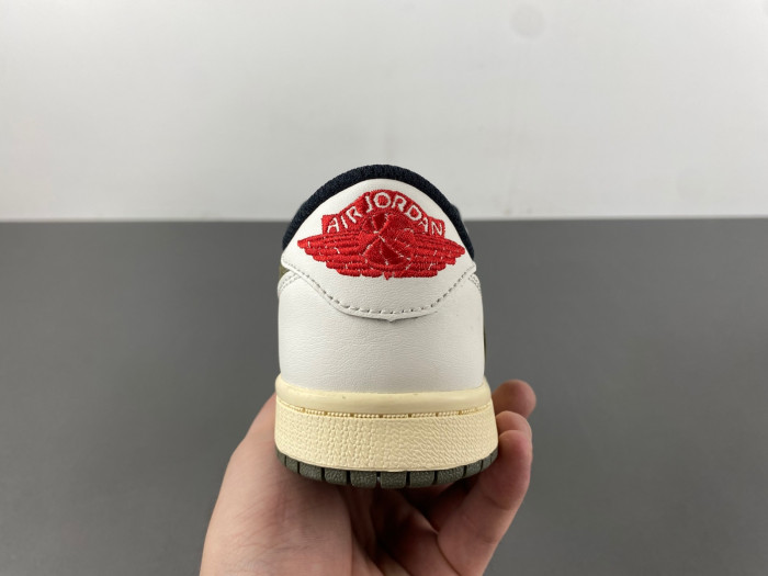 TRAVIS SCOTT X AIR JORDAN 1 LOW Olive KIDS DZ5909 106