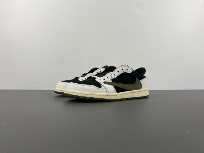 TRAVIS SCOTT X AIR JORDAN 1 LOW Olive KIDS DZ5909 106