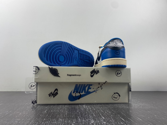 TRAVIS SCOTT X AIR JORDAN 1 LOW Fragment KIDS DM7866 140